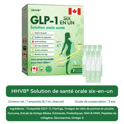 Boutique officielle | 𝙃𝐻𝑉𝖡®🌻🌻𝐺𝐿𝑃-𝟏 SIX IN-ONE Solution de santé liquide oral (Juste une dose par jour, changements visibles en 7 jours) ✅ Pour l'obésité, la santé cardiovasculaire, le diabète, l'apnée du sommeil, les problèmes articulaires, et plus encore